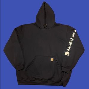 Men's CARHARTT LOOSE FIT MIDWEIGHT LOGO SLEEVE GRAPHIC HOODIE XL